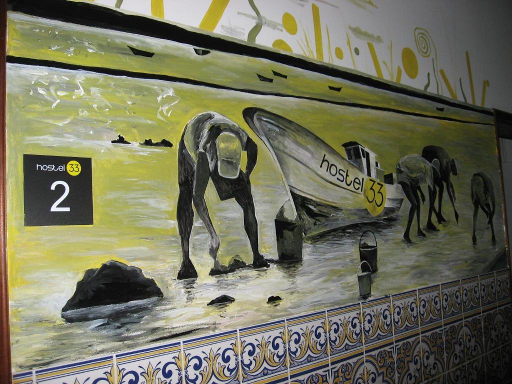 3Hb Faro Ξενοδοχείο Εξωτερικό φωτογραφία Mural at the hostel